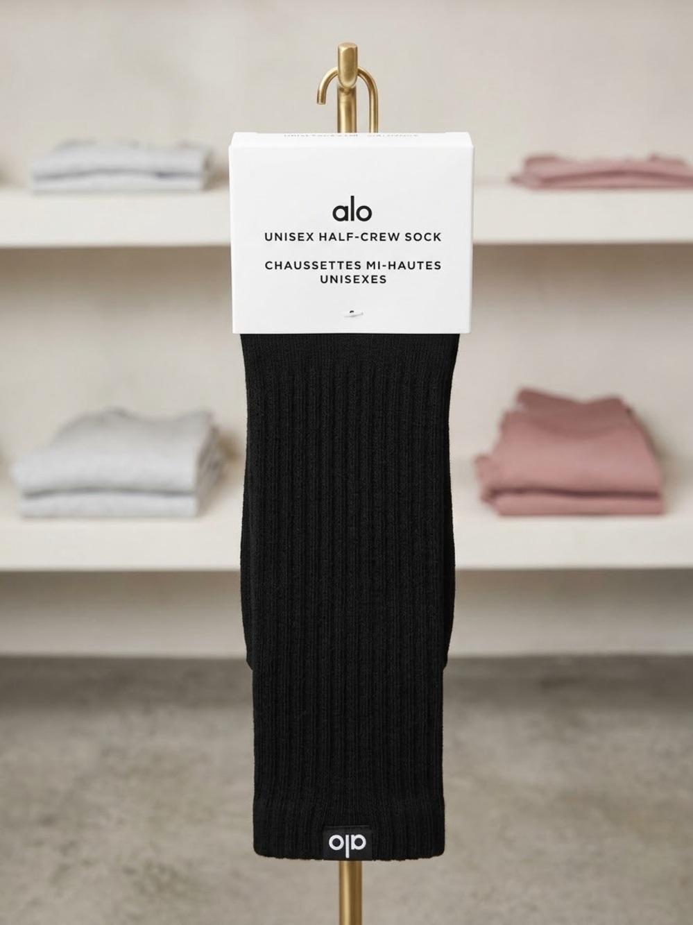 ALO Yoga half crew unisex socks